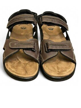 Dockers Newpage Men's 14M Brown Memory Foam Fusion Sport Sandals Outdoor LikeNe